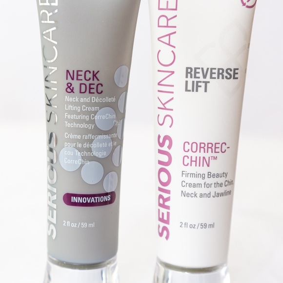 Serious Skincare set of 2 oz Reverse Lift & Neck & Dec skincare product age defy - Picture 3 of 13